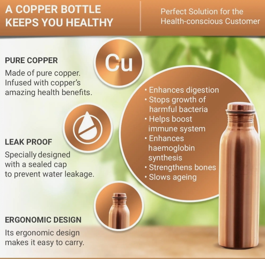 Oplus_16908288 METALS BAZAR COPPER MATT FINISH BOTTLE 1000ML - Image 2